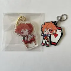 ツイステッドワンダーランド エース・トラッポラ アクキー ラバスト 2個セット