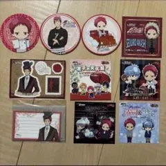 黒子のバスケ 赤司征十郎 黒子テツヤ 黛千尋 コースター ステッカー