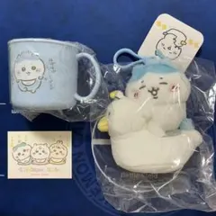 ハチワレ おまるマスコット ちいかわベビー コップ　ノベルティ　ステッカー