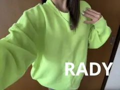 ち*ん様 Rady 蛍光イエロー ニットセーター