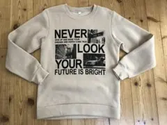 裏起毛トレーナー 160㎝ キッズ ベージュ