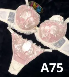 A75 豪華　エレガンスフラワー　Tバック　ブラショーツセット 綺麗　セクシー