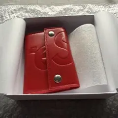 新品 Supreme Leather Chain Wallet Red ②のサムネイル