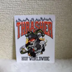 HUF✕THRASHER　ステッカー