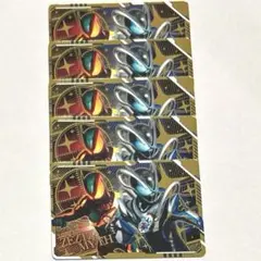 【即購入可】仮面ライダー マイス ゼッツ スクラッチ カードダス 5枚セット