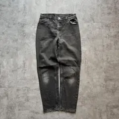 【W33 L29】90s USA製 levi's black リーバイス 550