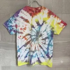 ギルダン タイダイ Tシャツ クルーネック 半袖 M 多色 綿 フェス ライブのサムネイル