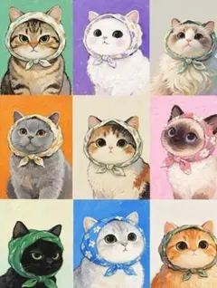 猫9nineず ダイヤモンドビーズペインティング制作キット