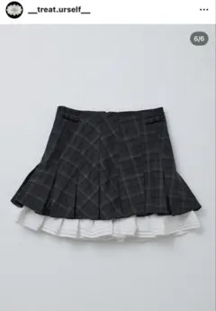 ［タグ付き美品］treat ur self｜フレアスカート｜F 中古・古着通販】Treat Urself (トリートユアセルフ) バレリーナリボン