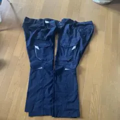 ワークマン カーゴパンツ ネイビー 3L 2本セットのサムネイル