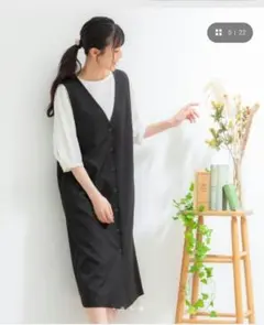 Honeys　ジャンパースカート　M