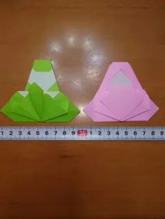 ハンドメイド　折り紙　ひな祭り