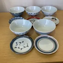 お茶碗とお皿　5セット