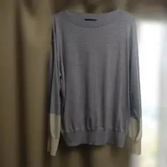 UNTITLED グレー 長袖ニットセーターサイズ4