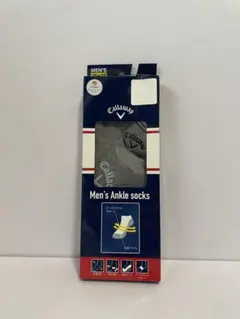 【新品未開封】キャロウェイメンズ アンクルソックス25-27cm