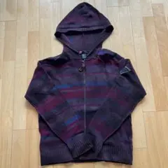 DIESEL ウール ストライプ パーカー