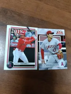 오타니 쇼헤이 Topps 트레이딩 카드 2장 세트