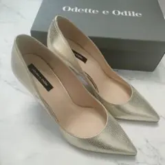 Odette e Odile パンプス ゴールド ハイヒールのサムネイル