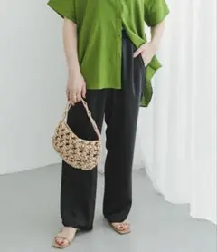 ITEMS URBANRESEARCH サテンイージーパンツ