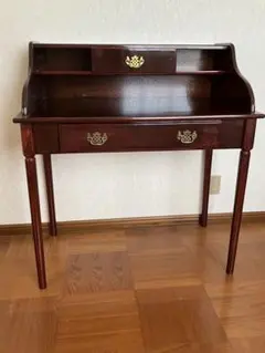 上棚付きデスク クラシカルアンティーク 幅87cm 635-175 - メルカリ