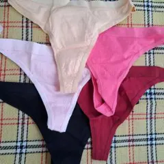 5枚セット シンプルTバック S～M