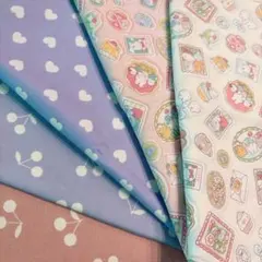 No.4066 女の子用☆ハギレセット☆綿生地