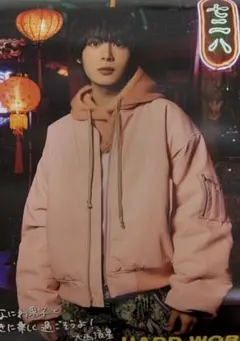 なにわ男子 HARDWORK 大西流星 ソロポスター　非売品