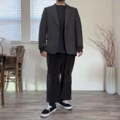 テーラードジャケット クリスチャン ディオール ムッシュ ウール ストライプ