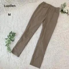 【訳あり】ルピリアン　スキニーパンツ　ウエストゴム　細見え　シンプル　無地　 M