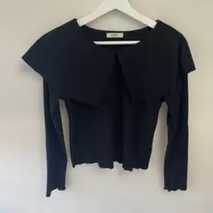 earth music＆ecology 黒 長袖 トップス