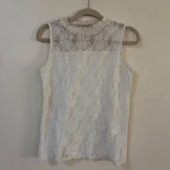 レースタンクトップ ホワイト