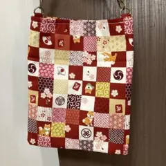 #柴犬モチーフスマホポーチ