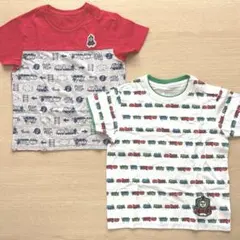 キッズ 110 ユニクロ Thomas トーマス Tシャツ 2枚 セットのサムネイル