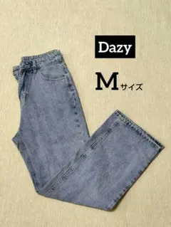 【Dazy】ストレート　デニム　パンツ　Mサイズ　ブルー