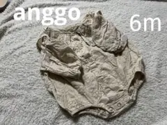 韓国子供服 anggo 刺繍ロンパース 6m