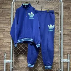 adidas アディダス ハーフジップ スウェット セットアップ デサント