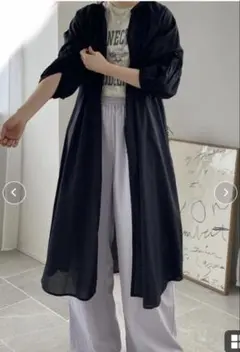 期間限定お値下げ　ローリーズファーム ボリュームボイルワンピース 黒 F