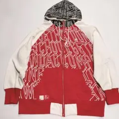 Rocawear 洛卡威爾 連帽衫 大碼 B系 花俏 總花紋 刺繡