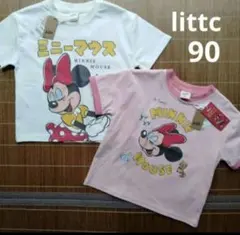 littc リトシー　ミニー半袖Ｔシャツ　2枚セット　綿100%　ディズニーのサムネイル