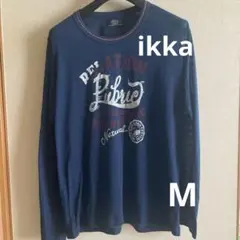 IKKA 長袖カットソー ネイビー メンズ Mのサムネイル