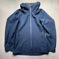 ユニクロ　ブロックテックパーカー　ネイビーM