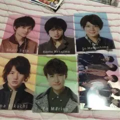 ミニクリアファイル Sexy Zone 健人 風磨 勝利 聡 マリウス