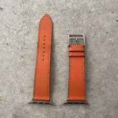 Apple Watchエルメス 革ベルト オレンジ エプソンレザー