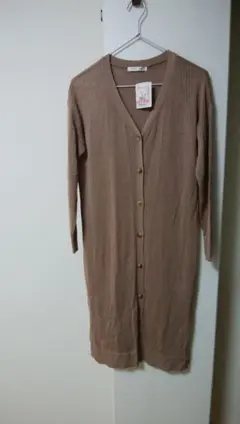 お値下げ！ロングカーディガン　モカベージュ