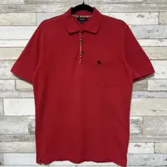 BURBERRY LONDON レッド ポロシャツ Sサイズのサムネイル