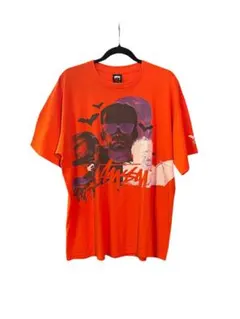Stussy グラフィック Tシャツ オレンジ XL