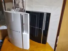 PlayStation 3 CECHH00本体 ホワイト ブラックセットジャンク