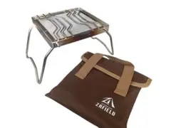 ZAFIELD ミニ クッカースタンド バーベキューグリル 収納バッグ 五徳