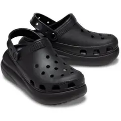 CROCS メガクラッシュ rick owens 風 クロックス メガクラッシュ 厚底 - メルカリ