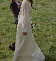 ウェディングドレス 長袖